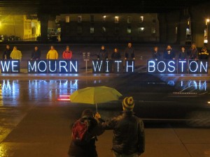 Overhead Light Brigade Mourns for Boston